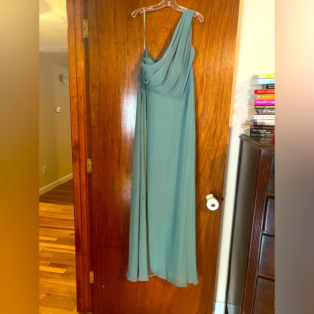 Birdy grey size M Kira chiffon sea glass bridesmaid dress